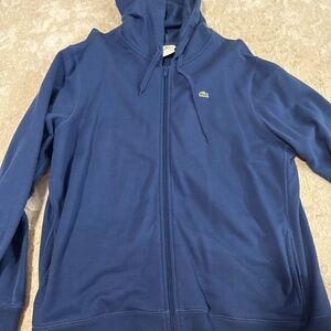 Lacoste Navy Full-Zip Sweatshirt